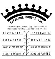 Papelaria Condes, Lda - Abrantes