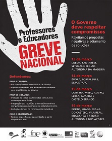 GREVE NACIONAL EM MARÇO 